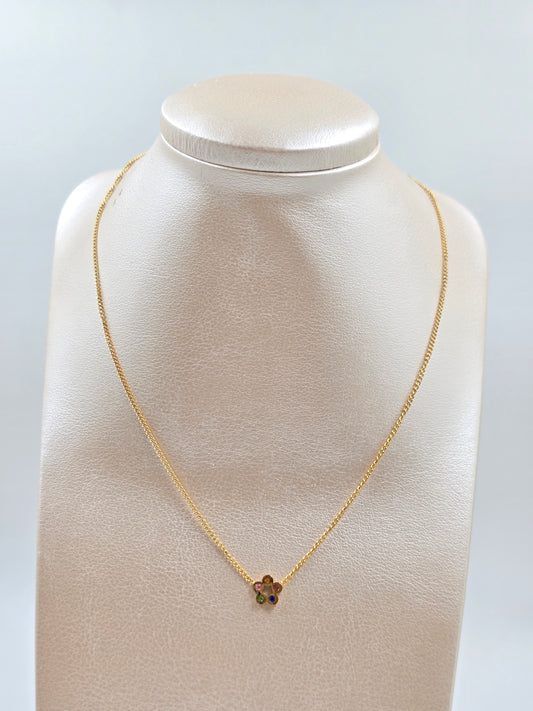 A - Colorful Crcles Necklace