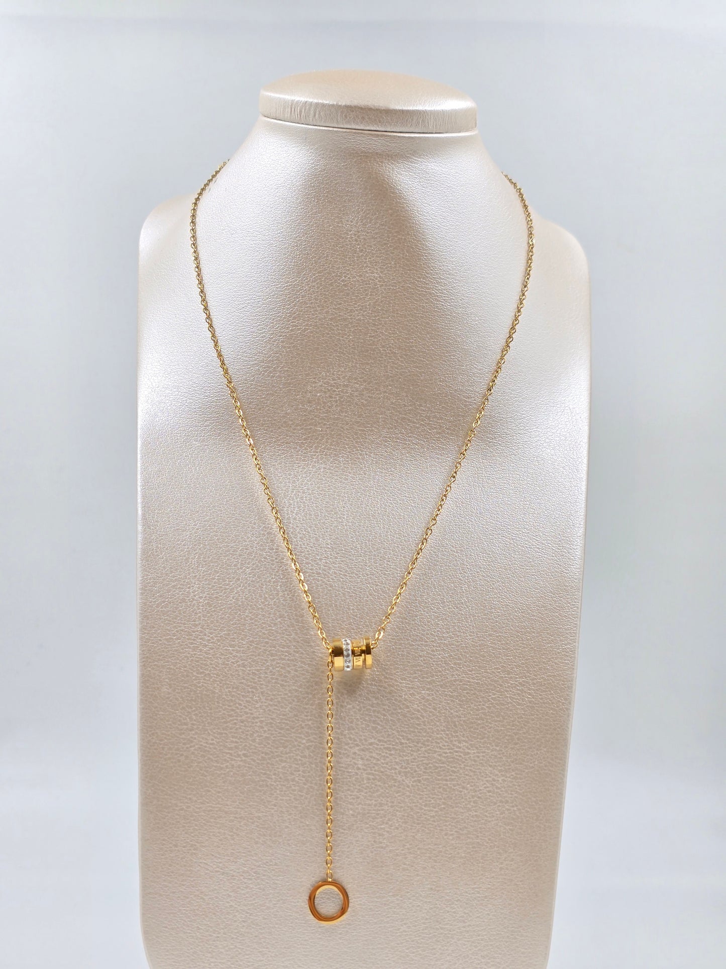 A - Golden Simple Necklace