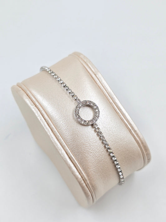 N - Circle Shiny Bracelet