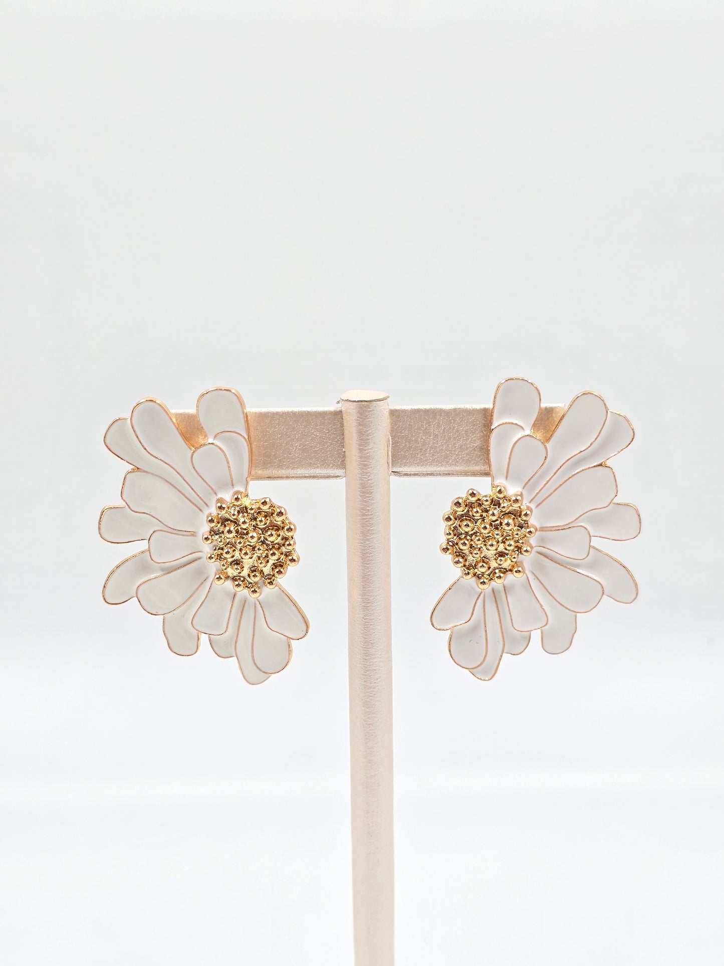 N - Large Flower Earring