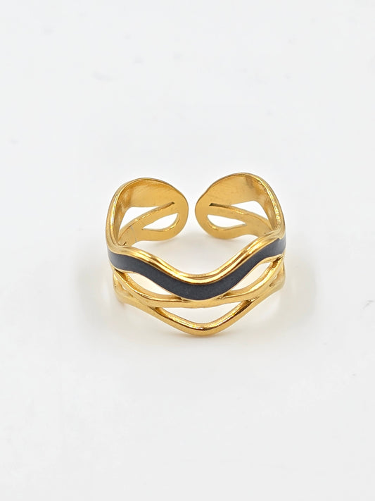 N - Stainless Steel Ring