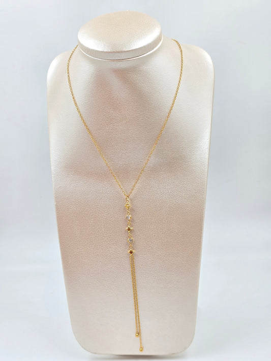 N - Stainless Steel Dainty Necklace