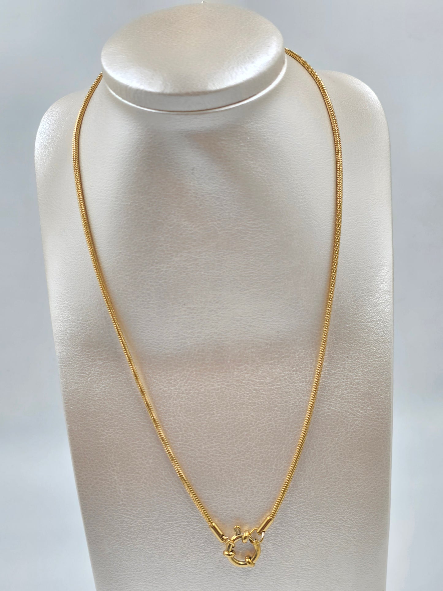 A - Stainless Steel Basic Chain Necklace
