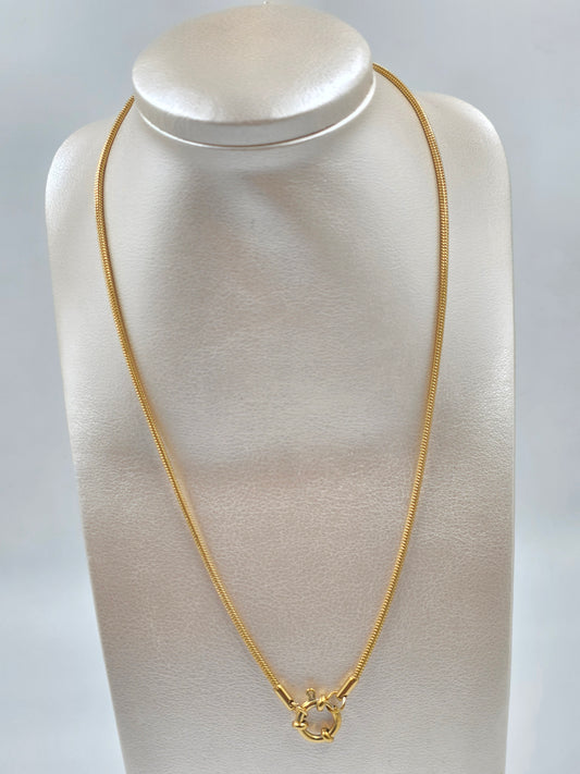 A - Stainless Steel Basic Chain Necklace