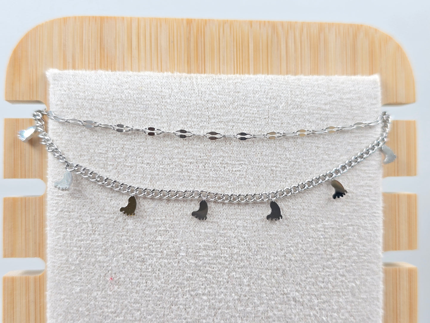 N - Ankle Bracelet + Bracelet