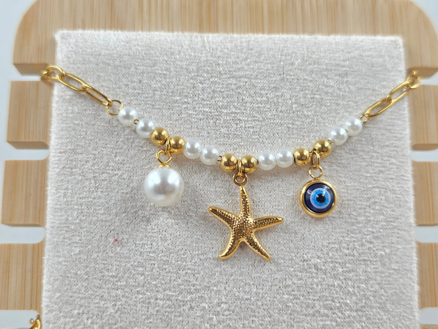 N - Ankle Bracelet + Bracelet