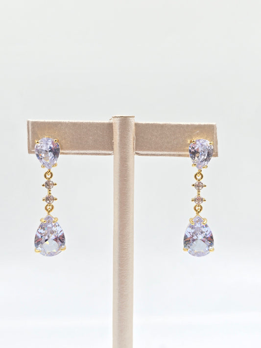 CR - Drop Diamond Earring