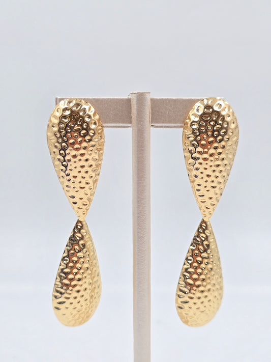 CR - Textured Dangle Earring