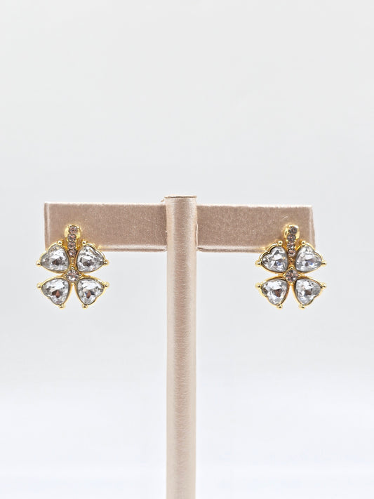 N - Clover Diamond Earring