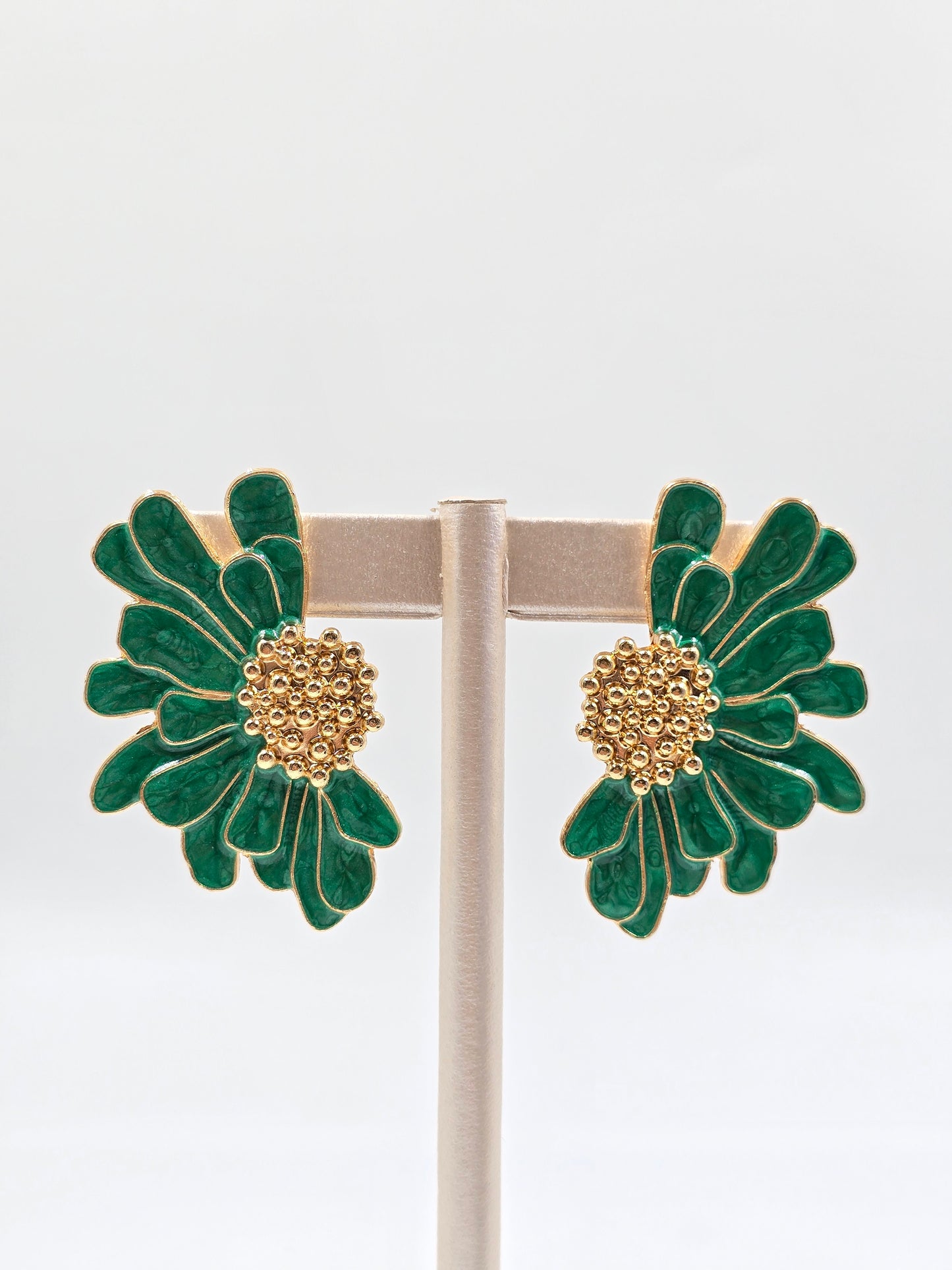 N - Large Flower Earring