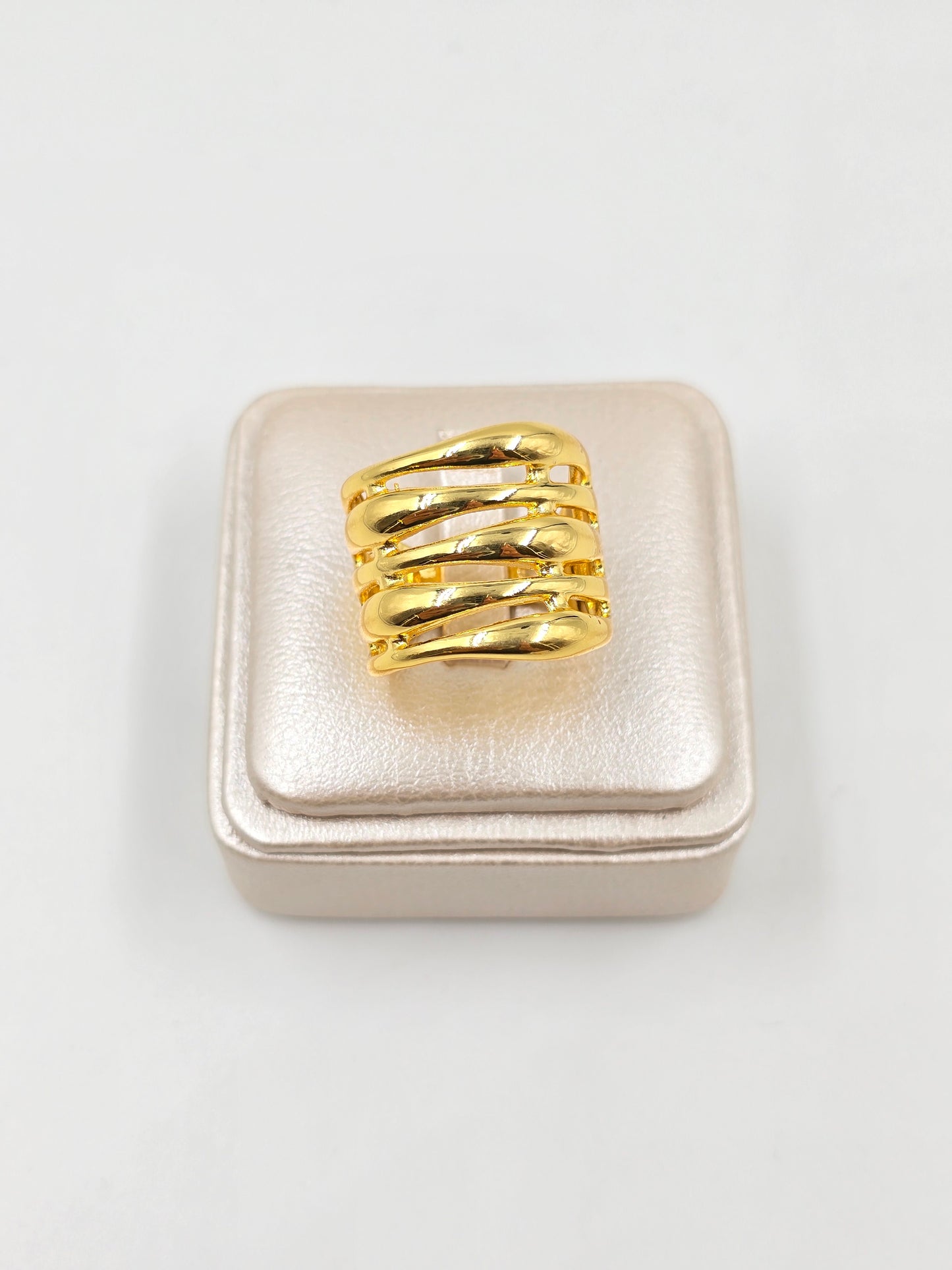 C - Five Layerd Gold Ring