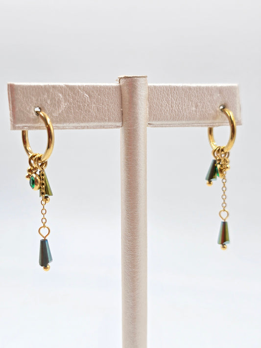 Small Natural Stone Earrings