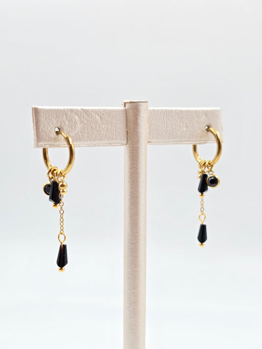 Small Natural Stone Earrings