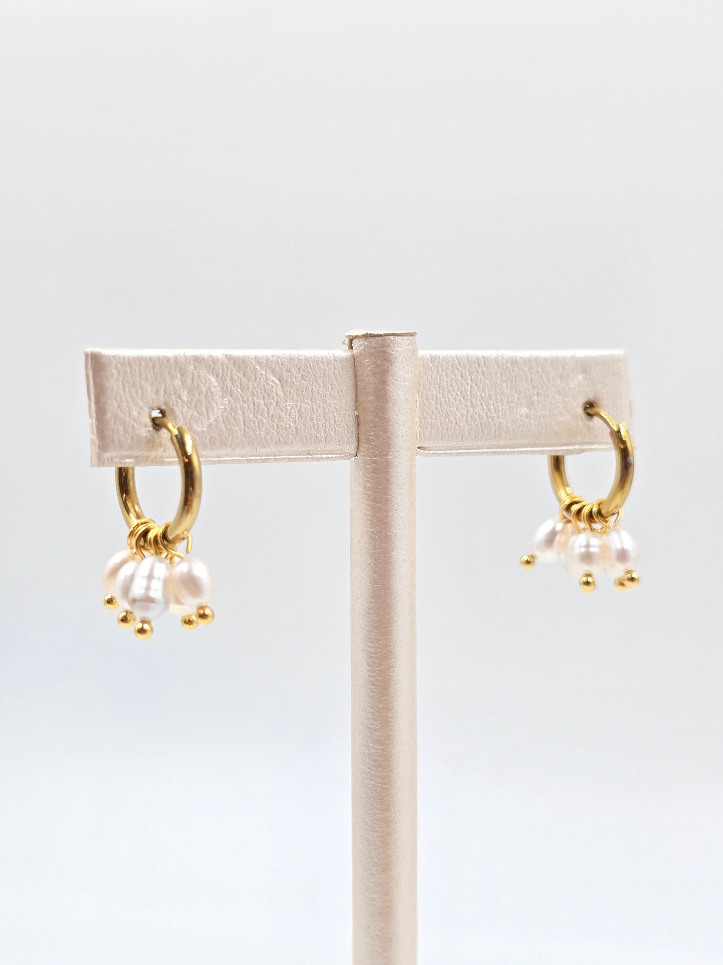 Small Natural Stone Earrings