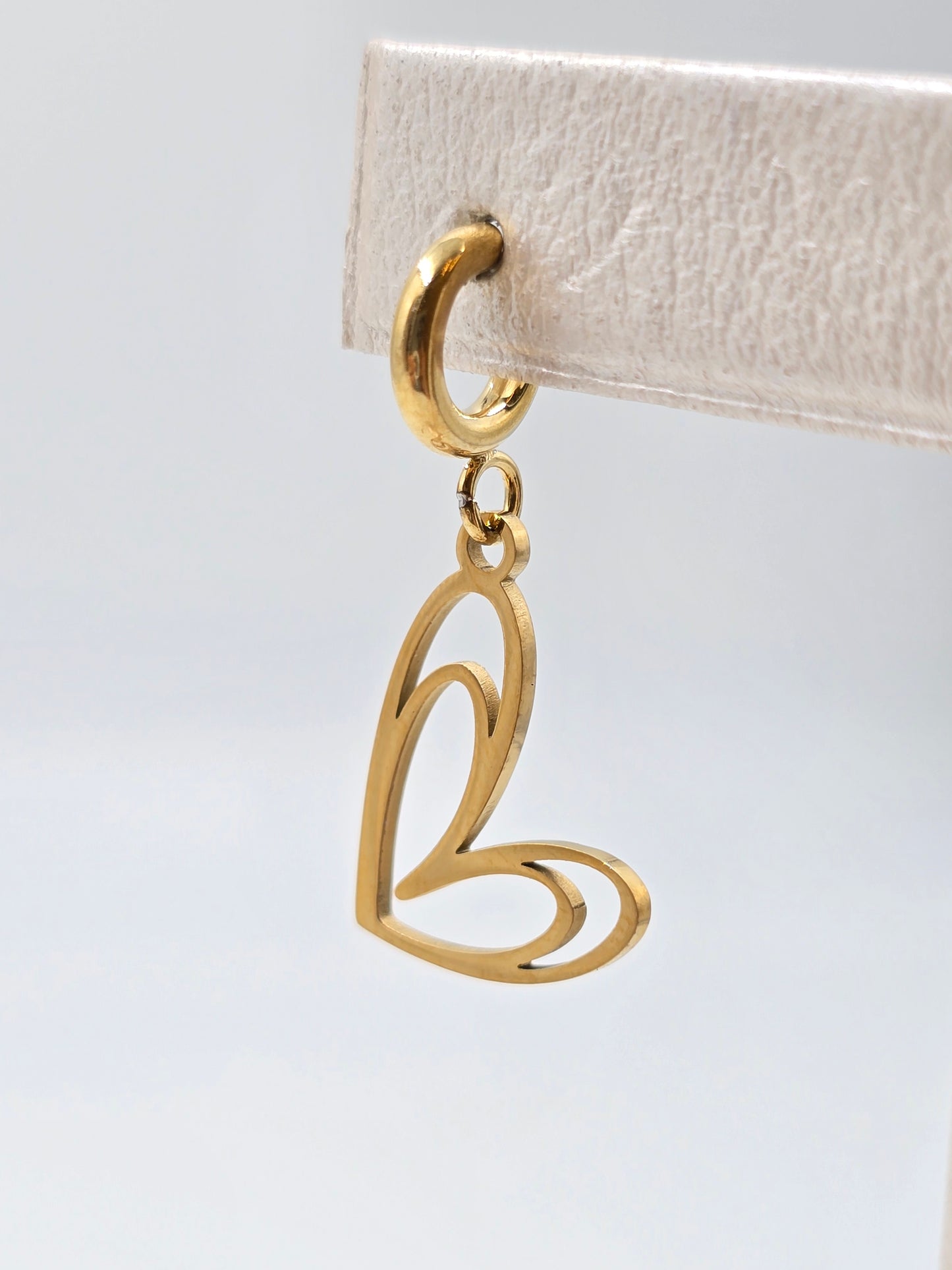 L Stainless Steel Charms
