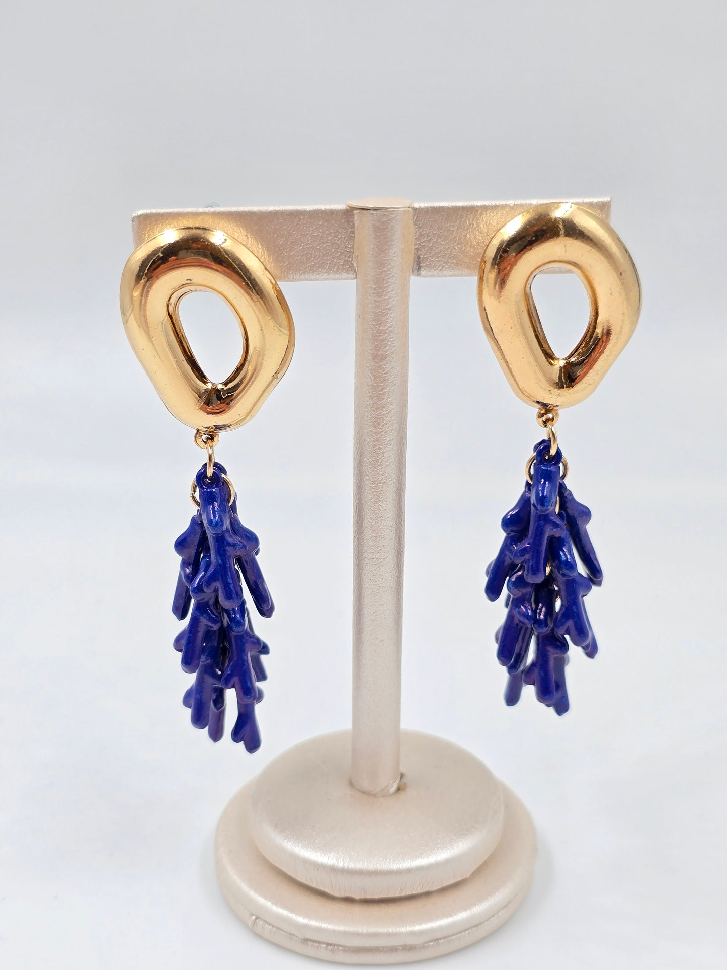 Coral-like Fringe Earrings