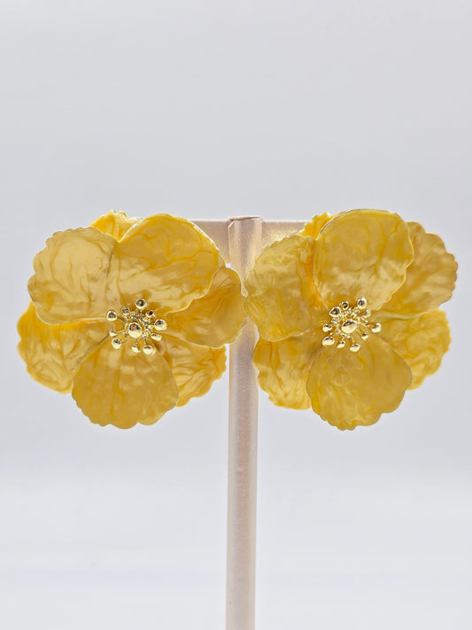 O - Colorful Blooms Earrings