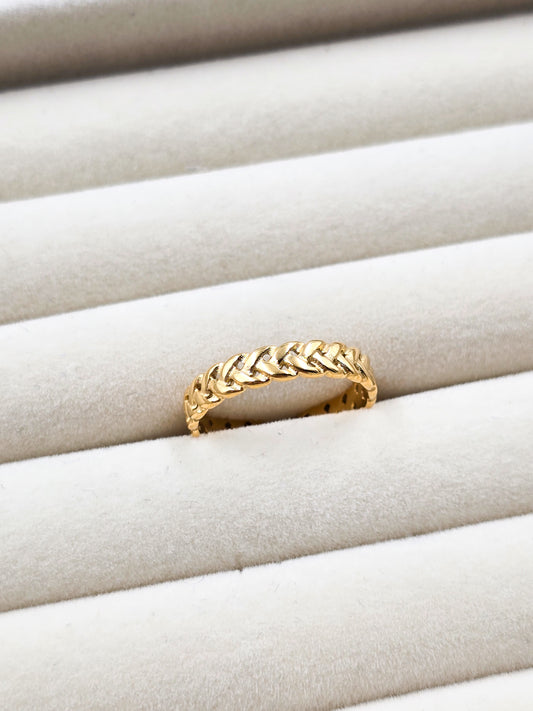 Stainless Steel Braided Ring