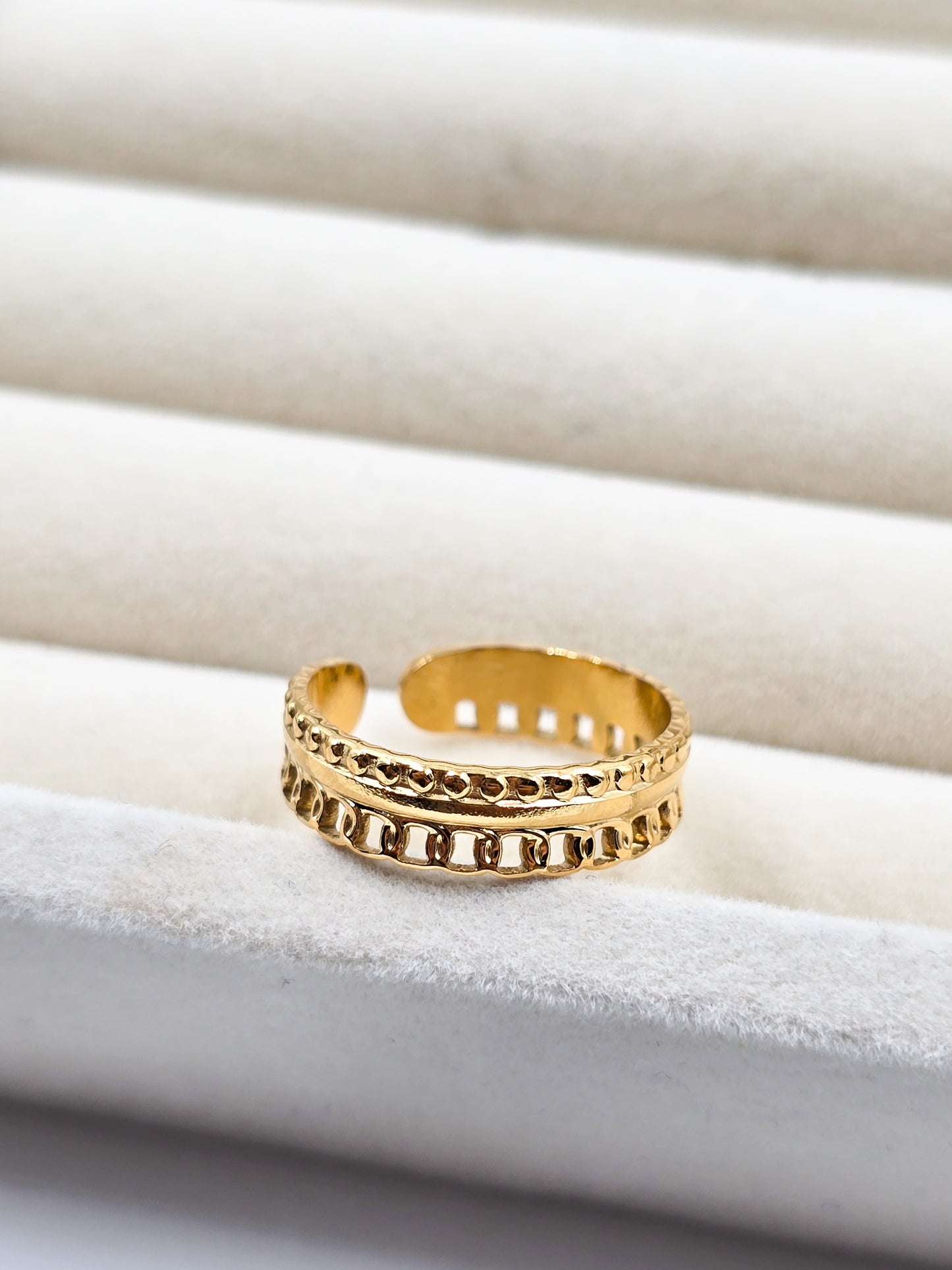 Stainless Steel Mix Link Ring