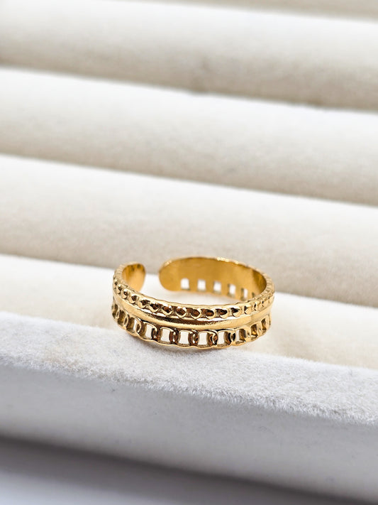 Stainless Steel Mix Link Ring