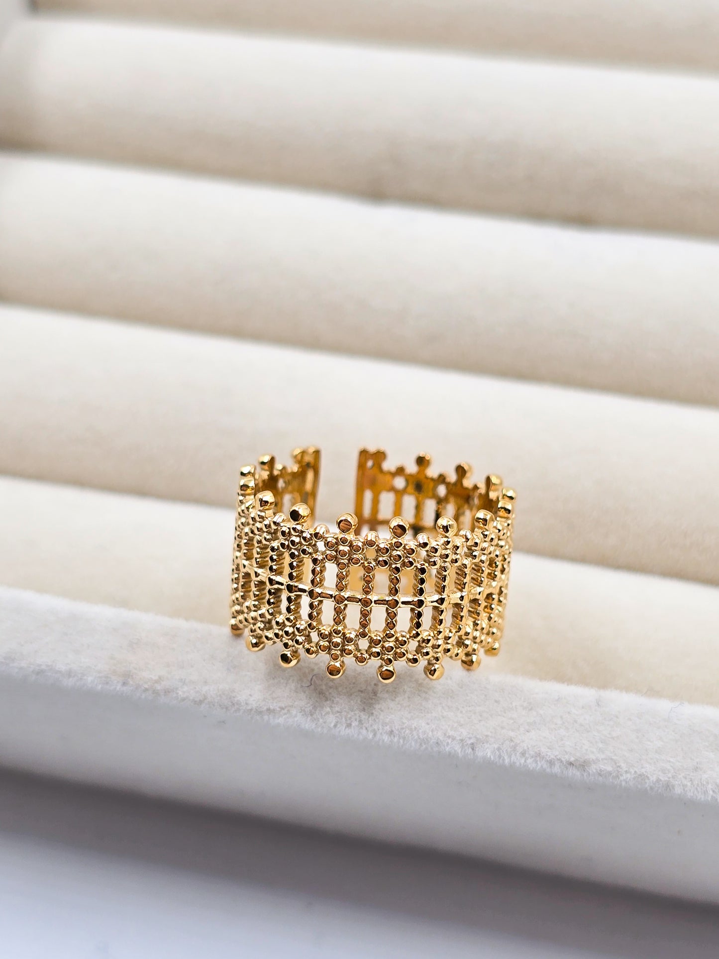 Stainless Steel Crown Ring