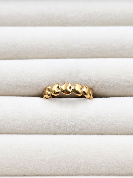 Stainless Steel Heart Ring