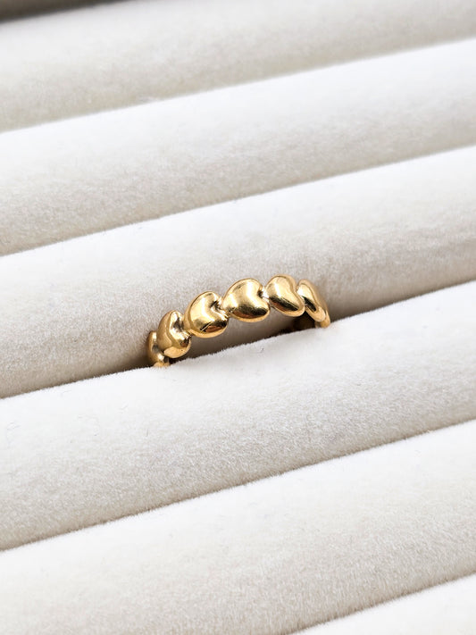 Stainless Steel Heart Ring