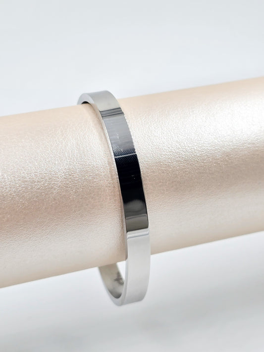 Stainless Steel Silver Line Bracelet
