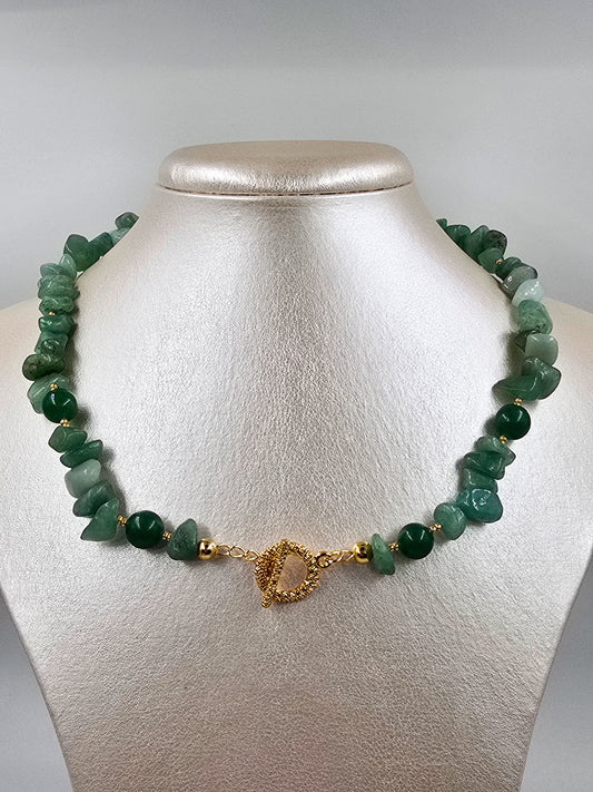 Green Aventurine Natural Stone Necklaces
