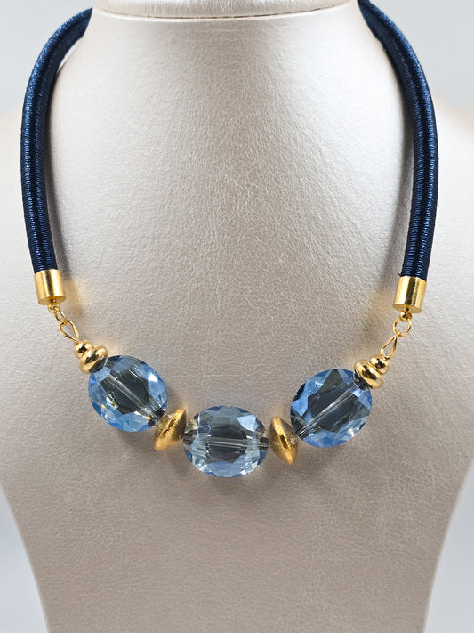 Blue Crystal Necklaces