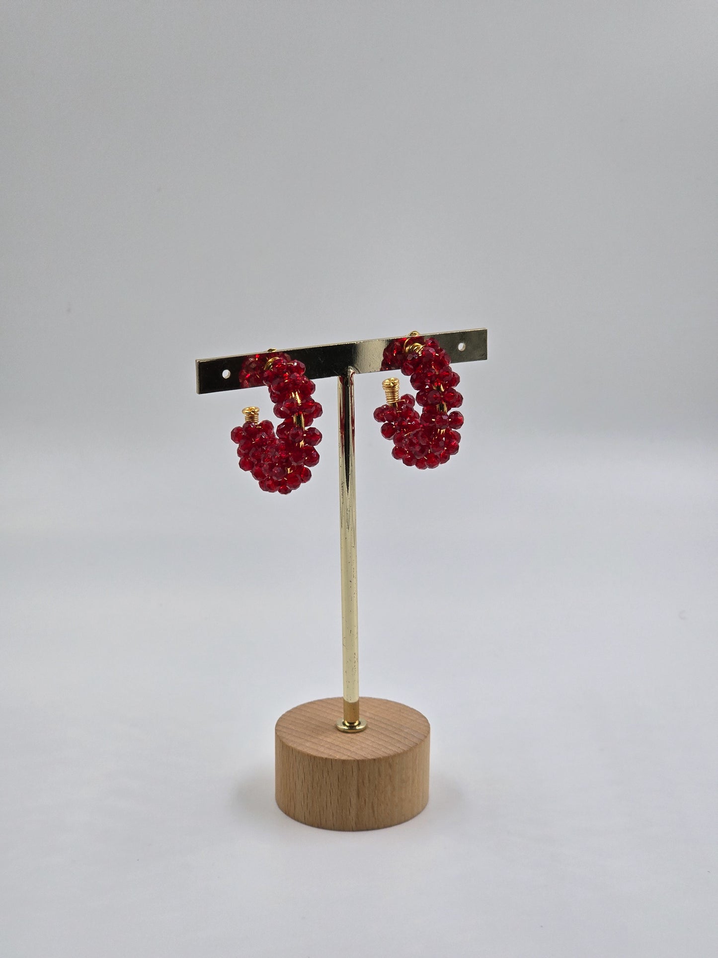 O - Handmade Bloom Hoops Earrings