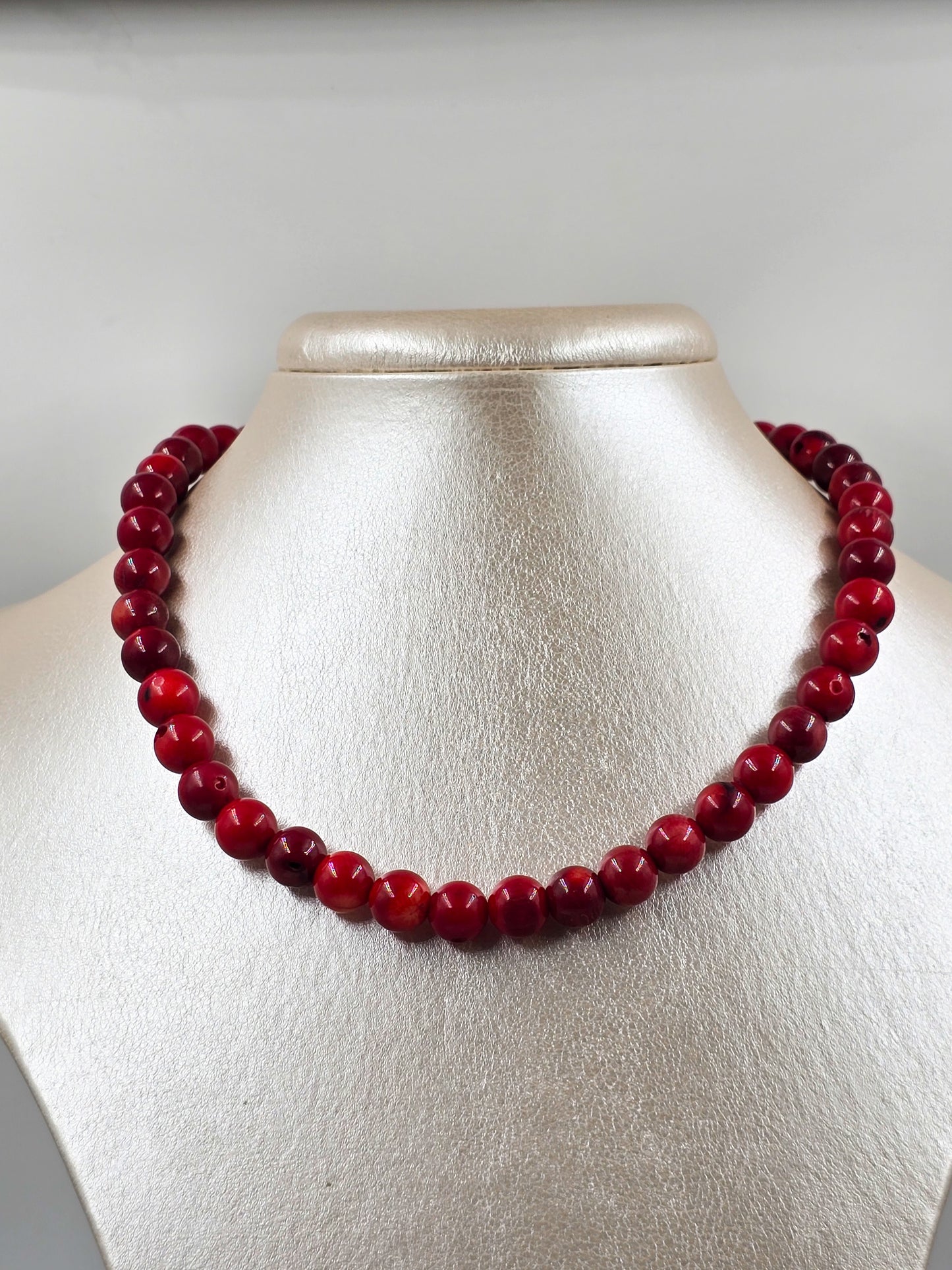 Coral Natural Stone Necklace
