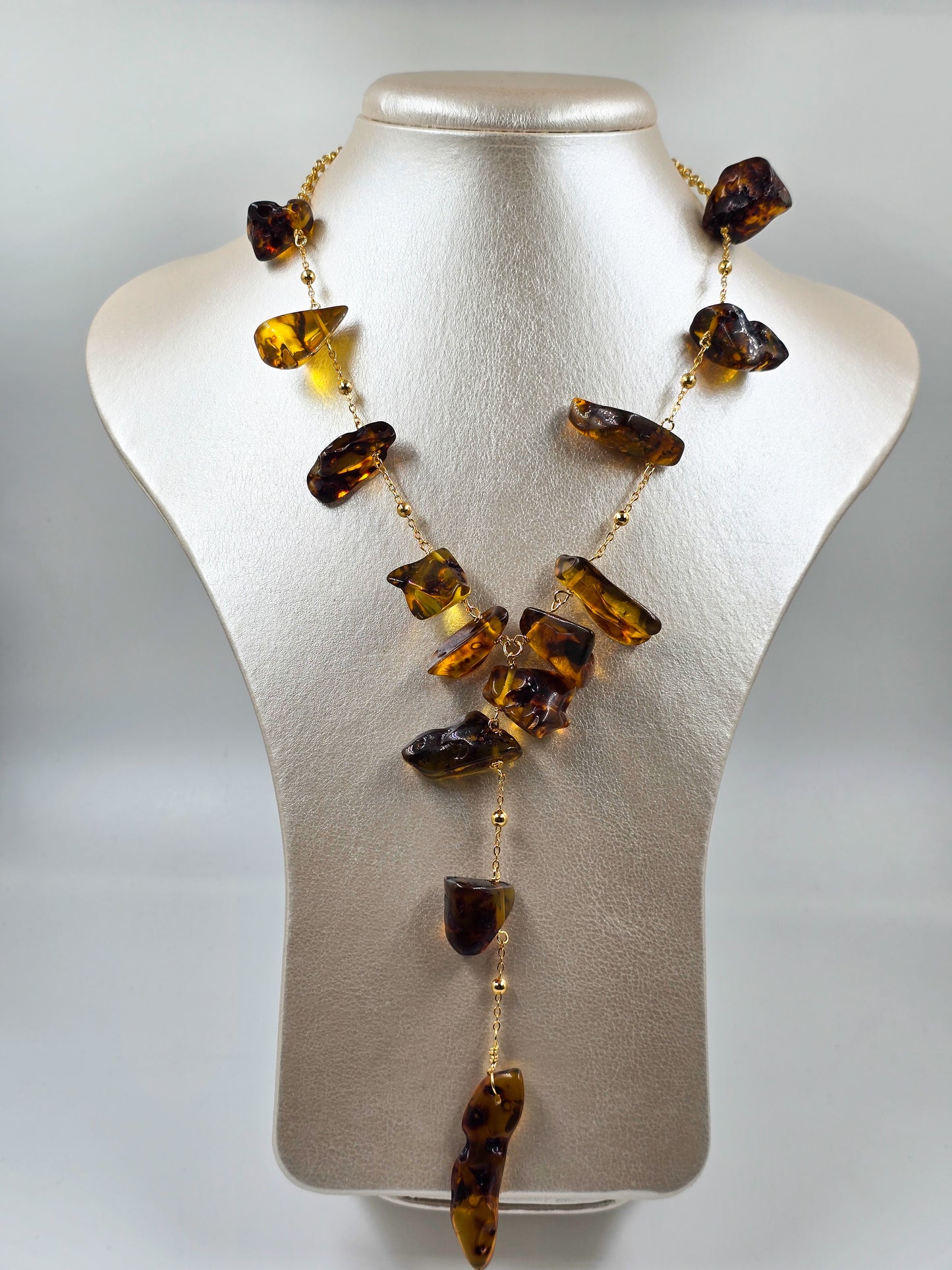 Amber Stones Necklace