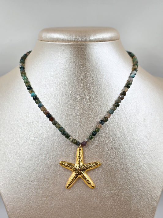 Marine Inspired Gold Pendants