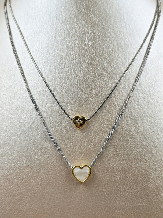 Silver and Gold Necklace