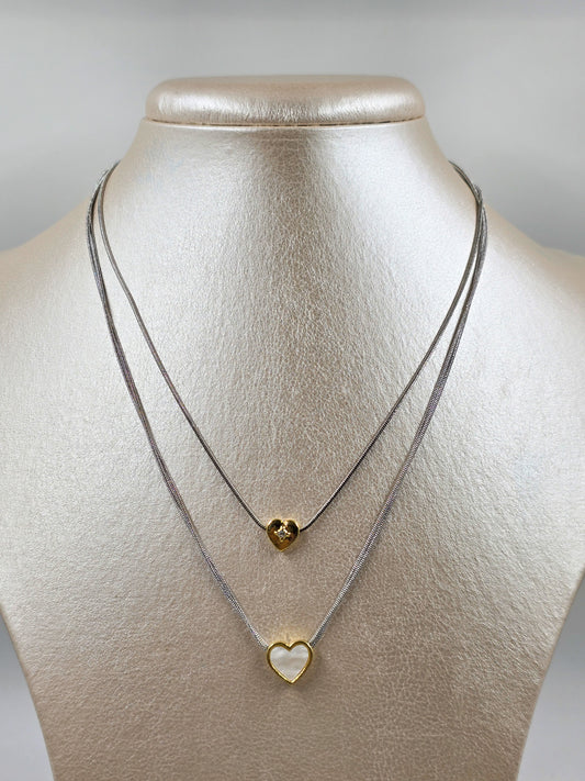 Silver and Gold Necklace
