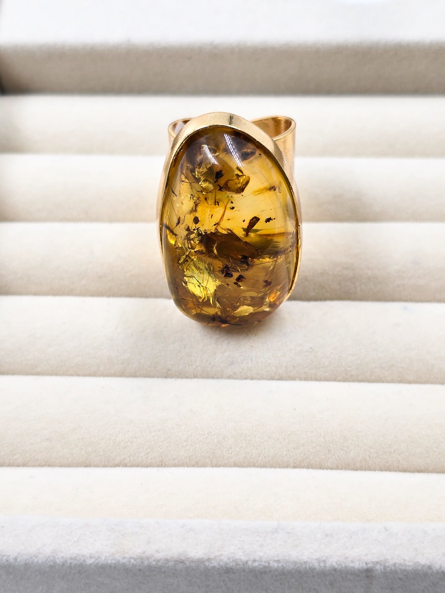 Amber Statement Ring