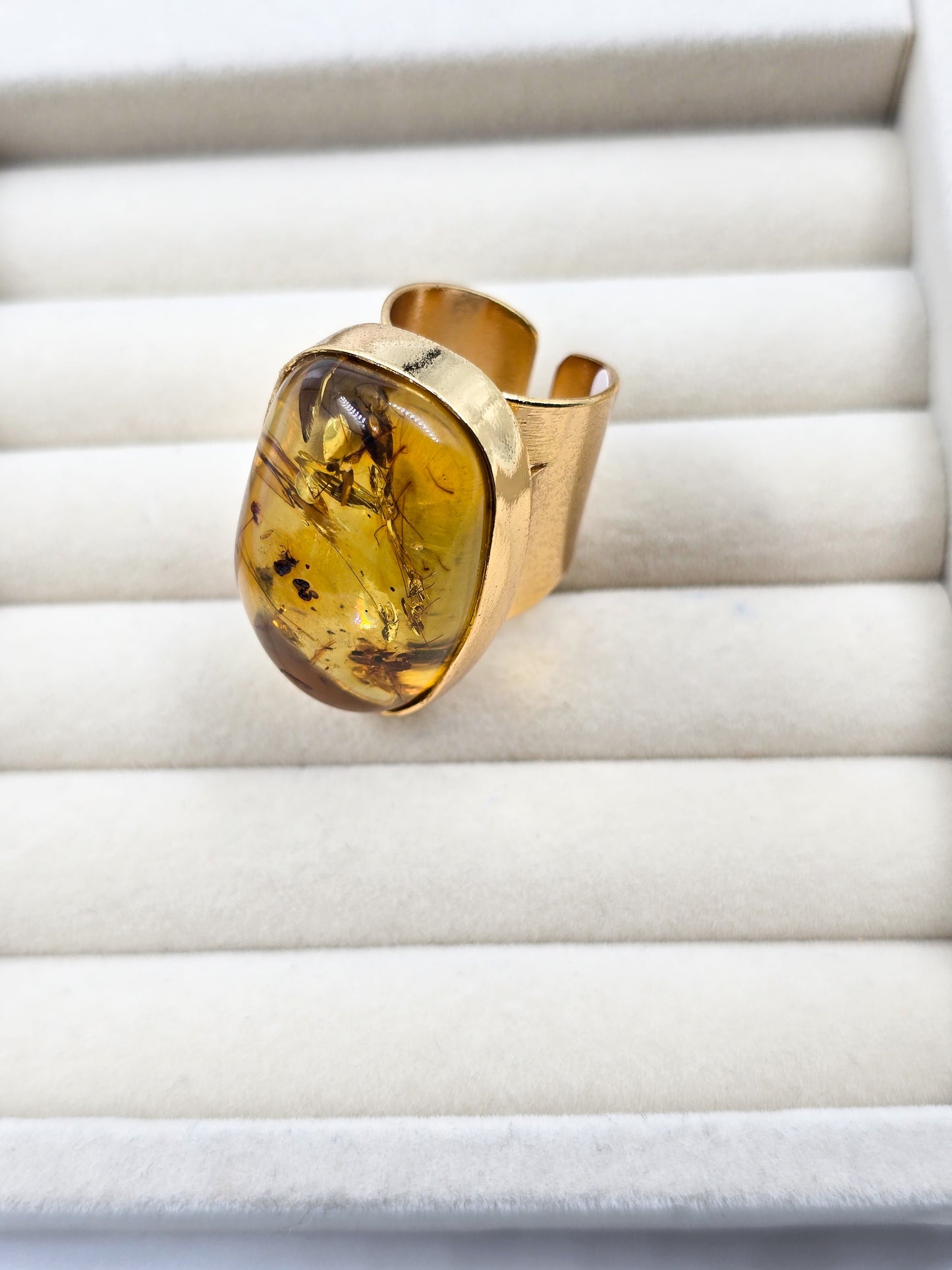 Amber Statement Ring