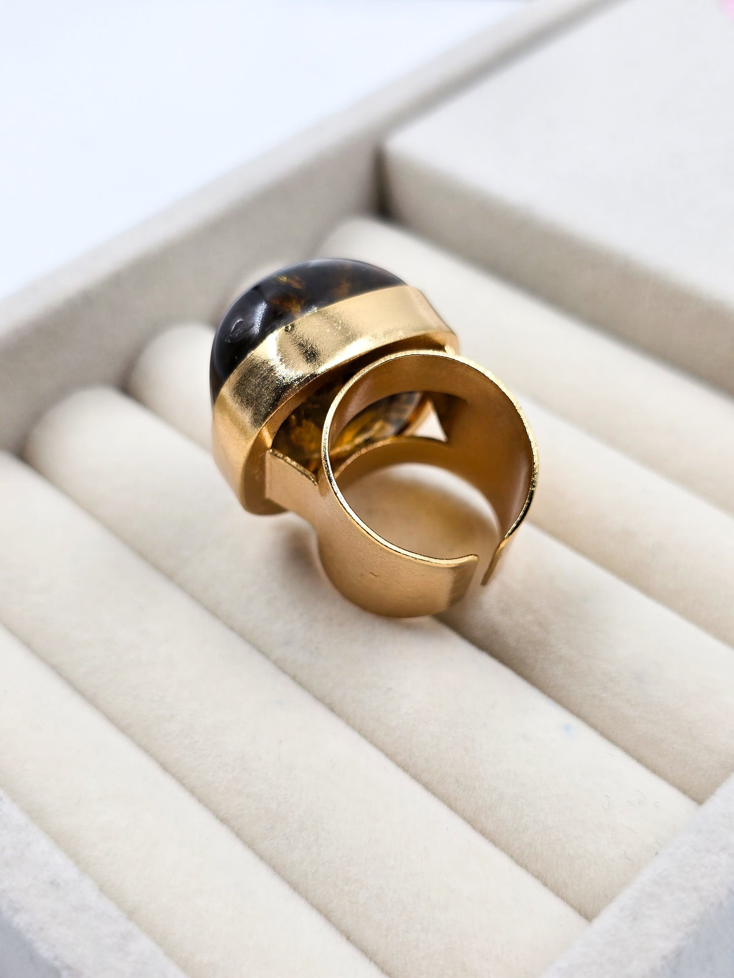 Amber Statement Ring