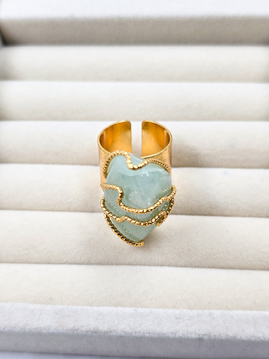 Raw Stone Rings