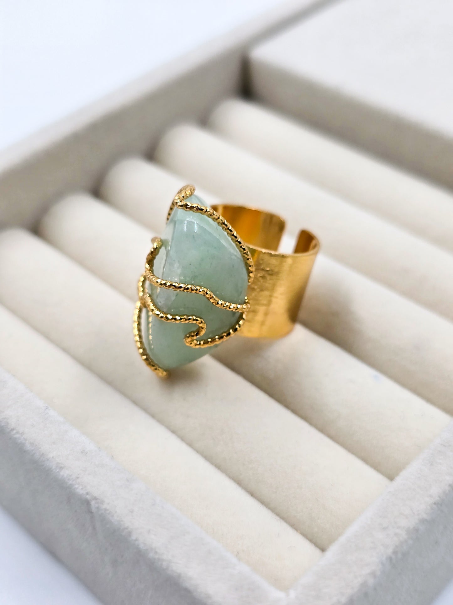 Raw Stone Rings