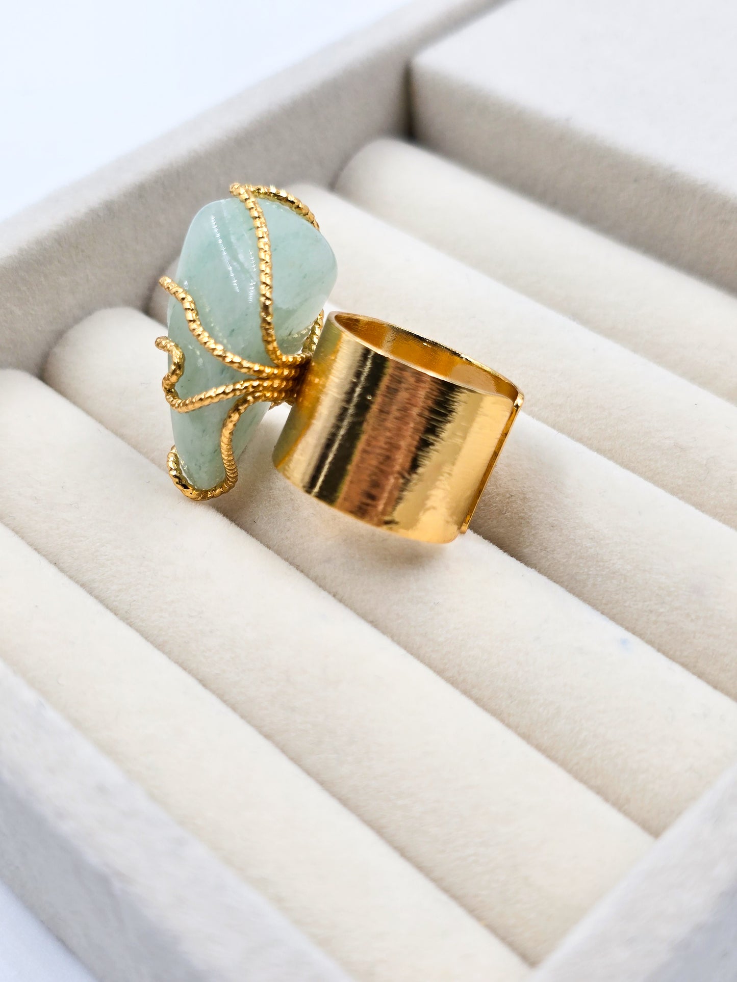 Raw Stone Rings
