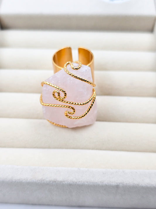 Raw Stone Rings