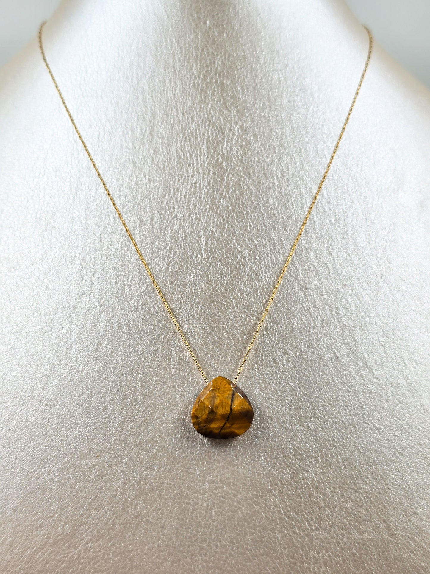 Natural Stone Drop Necklace