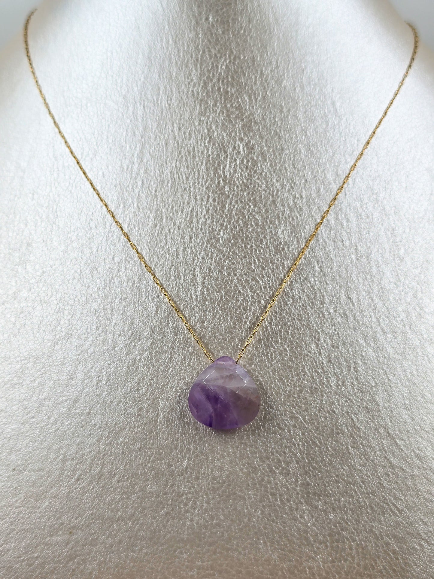Natural Stone Drop Necklace