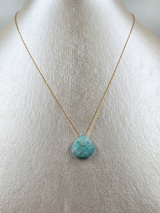 Natural Stone Drop Necklace
