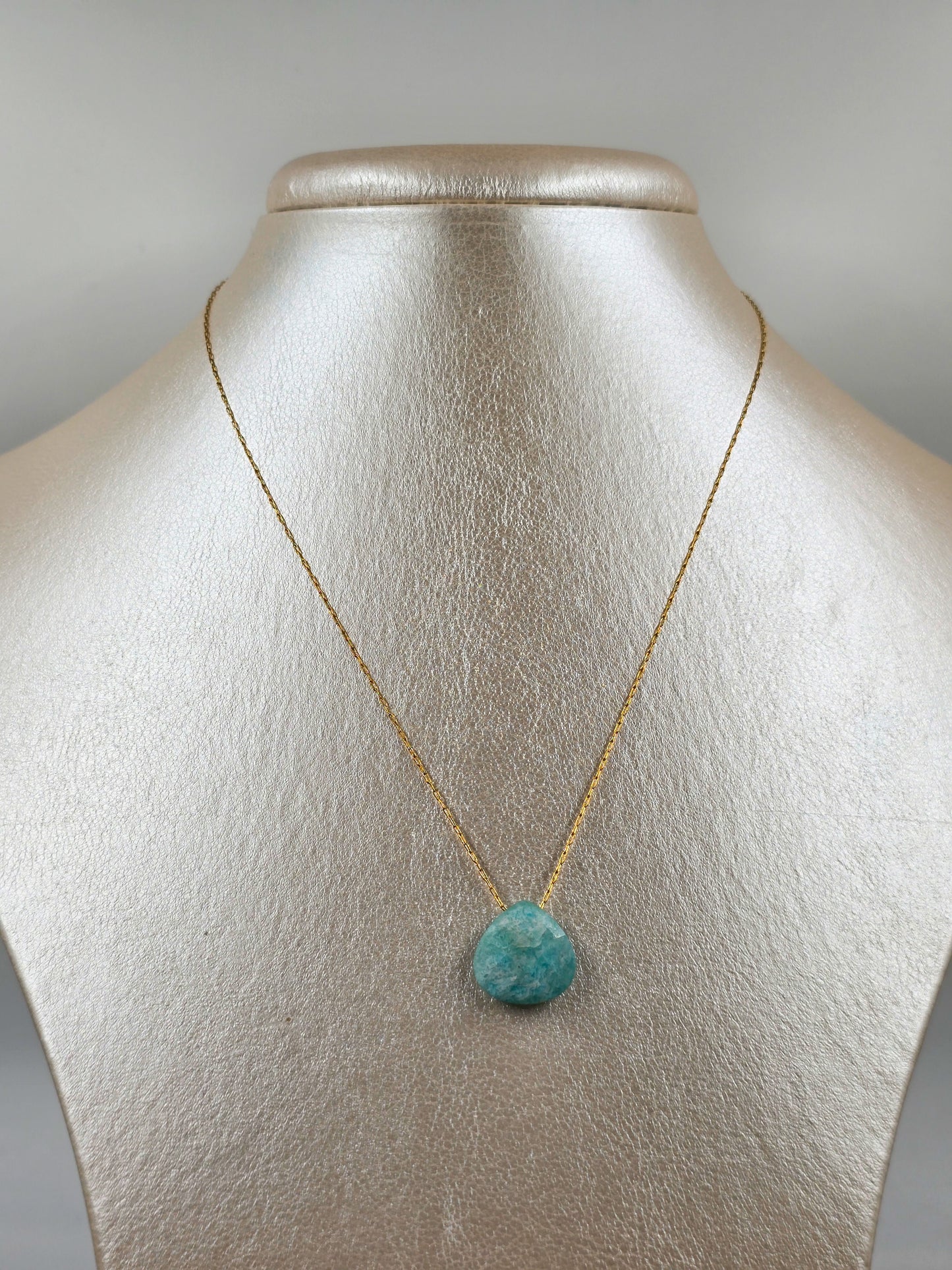 Natural Stone Drop Necklace