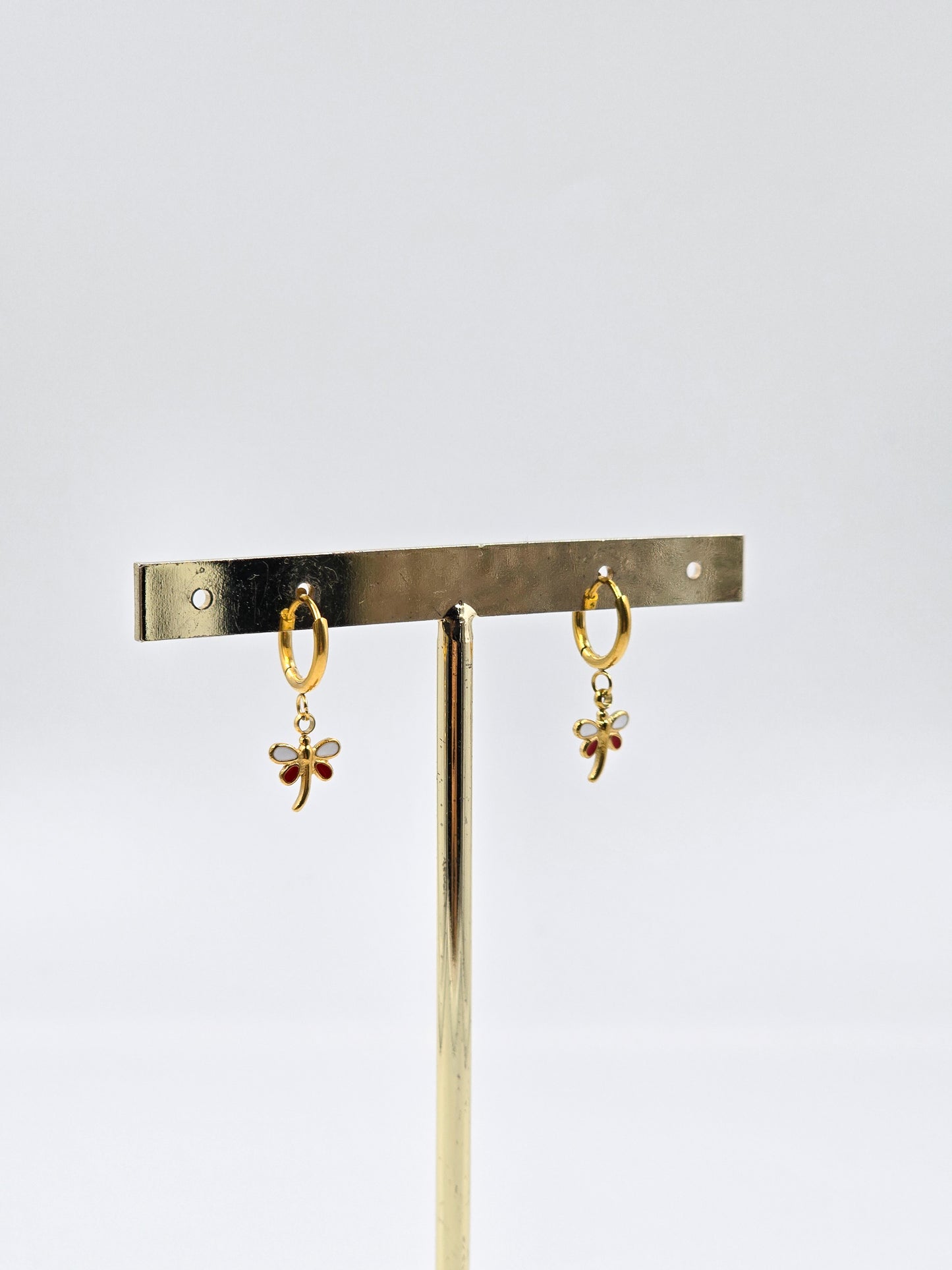 Stainless Steel Dragonfly Earrings