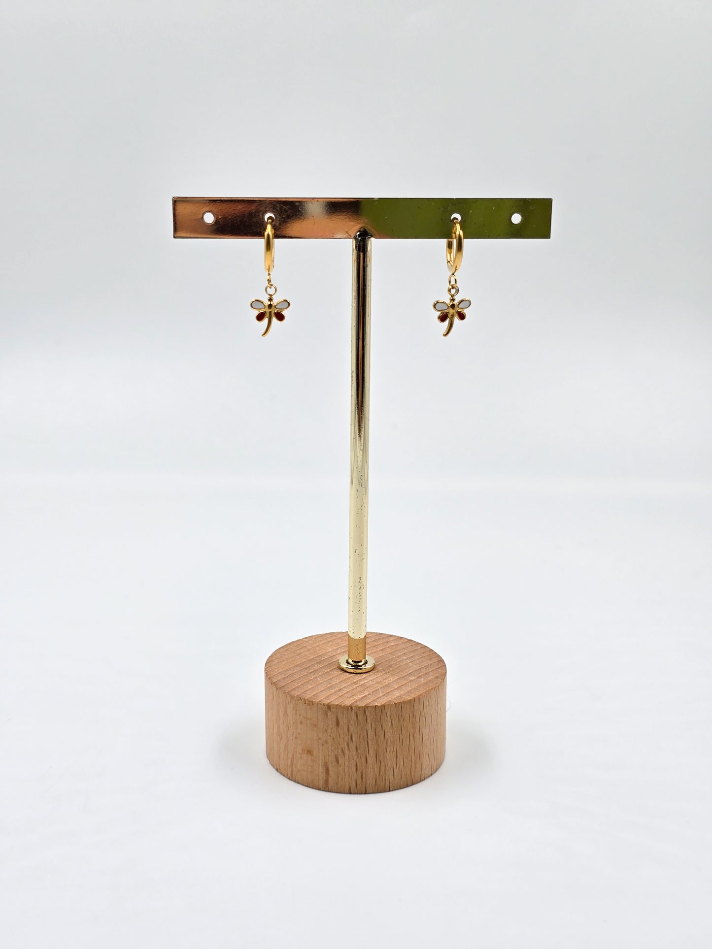 Stainless Steel Dragonfly Earrings