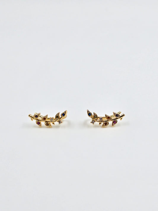 Golden Leaf Earrings